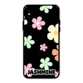 Colorfull Daisy Floral Glass Case Cover For iPhone XS