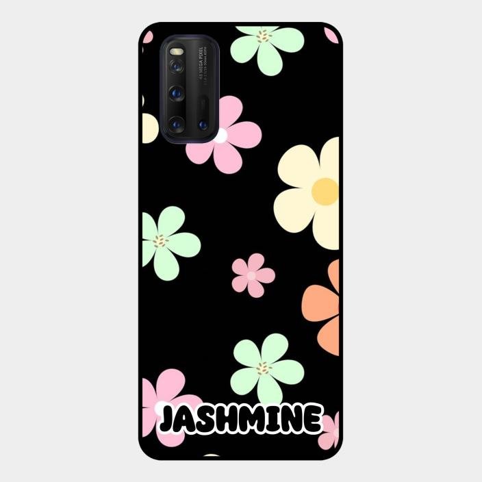 Colorfull Daisy Floral Glass Case Cover For Iqoo 3 5G