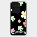 Colorfull Daisy Floral Glass Case Cover For Iqoo Neo 6 5G