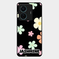 Colorfull Daisy Floral Glass Case Cover For Iqoo Z6 Pro 5G
