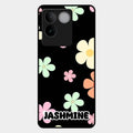 Colorfull Daisy Floral Glass Case Cover For Iqoo Z7 Pro 5G