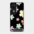 Colorfull Daisy Floral Glass Case Cover For Iqoo Z9S 5G