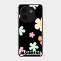 Colorfull Daisy Floral Glass Case Cover For Iqoo Z9S Pro 5G