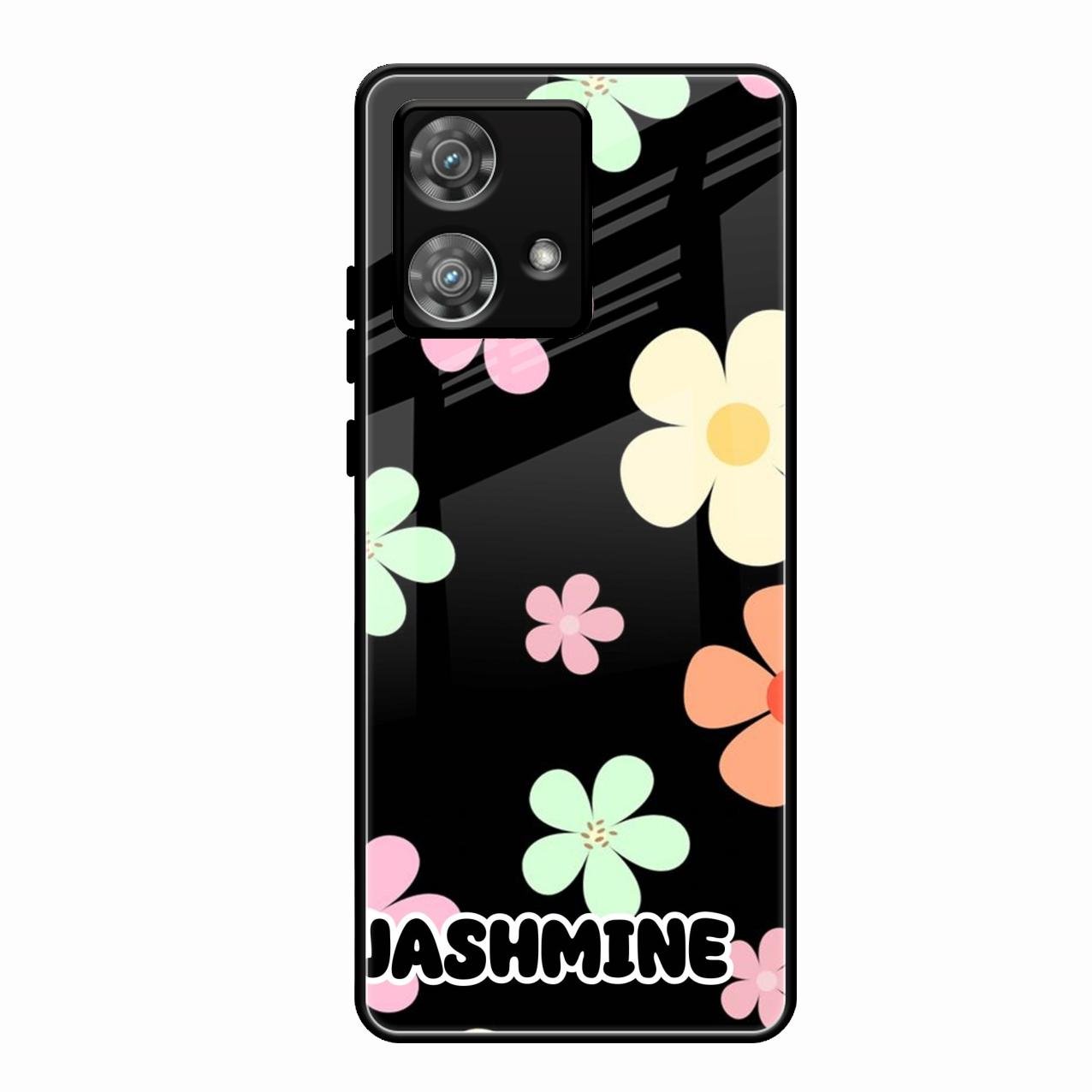 Colorfull Daisy Floral Glass Case Cover For Motorola Edge 40 5G