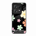 Colorfull Daisy Floral Glass Case Cover For Motorola Edge 50 Pro