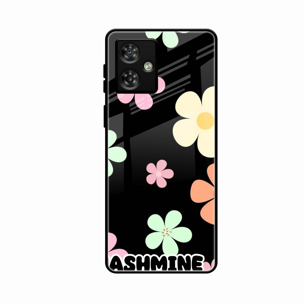 Colorfull Daisy Floral Glass Case Cover For Motorola G64 5G