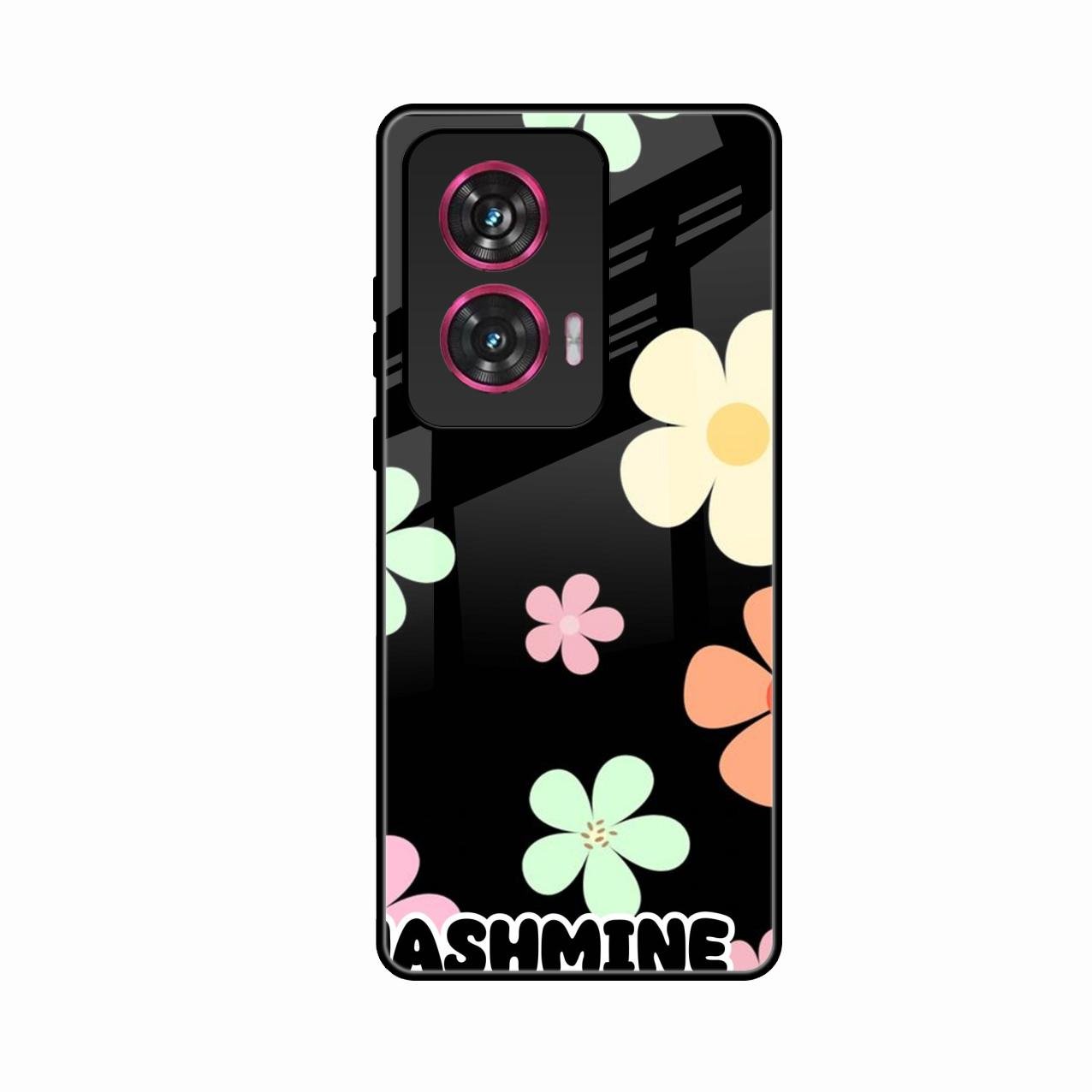 Colorfull Daisy Floral Glass Case Cover For Motorola G96 5G