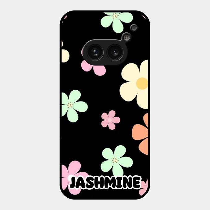 Colorfull Daisy Floral Glass Case Cover For Nothing Phone 2A 5G