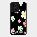 Colorfull Daisy Floral Glass Case Cover For Oneplus 10R 5G