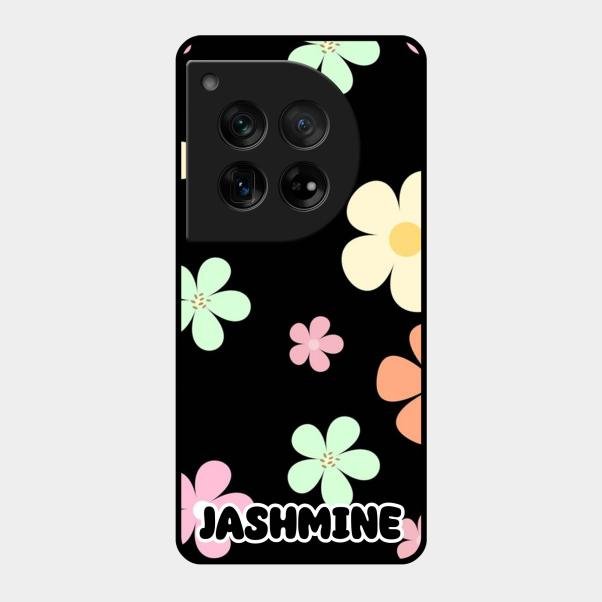 Colorfull Daisy Floral Glass Case Cover For Oneplus 12 5G