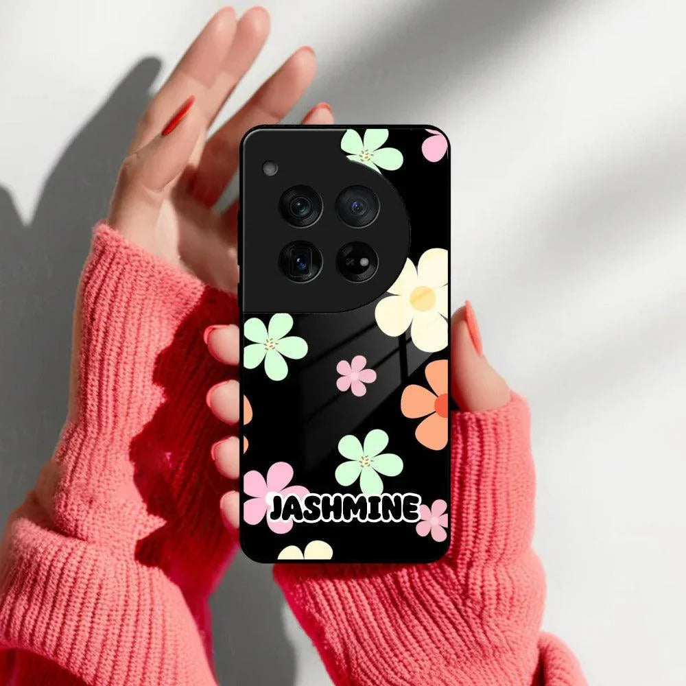 Colorfull Daisy Floral Glass Case Cover For OnePlus - ShopOnCliQ