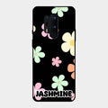 Colorfull Daisy Floral Glass Case Cover For Oneplus 8 Pro