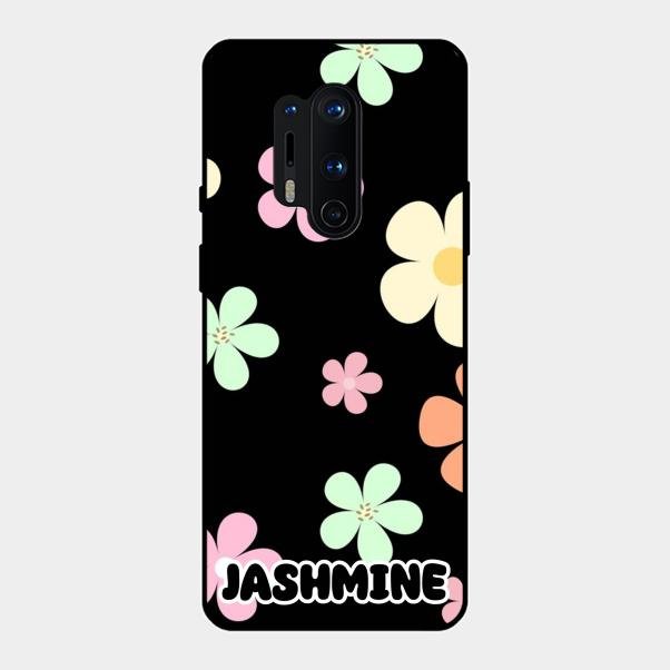 Colorfull Daisy Floral Glass Case Cover For Oneplus 8 Pro