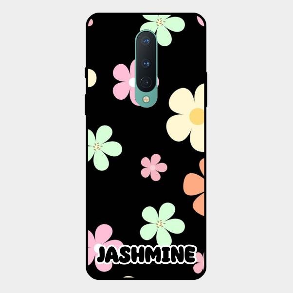 Colorfull Daisy Floral Glass Case Cover For Oneplus 8