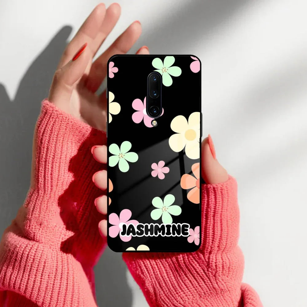 Colorfull Daisy Floral Glass Case Cover For OnePlus - ShopOnCliQ