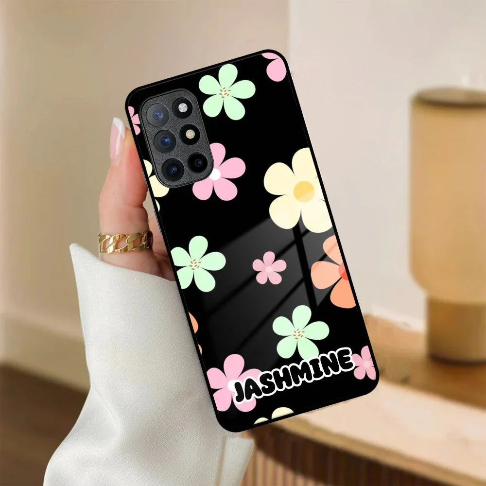 Colorfull Daisy Floral Glass Case Cover For OnePlus - ShopOnCliQ