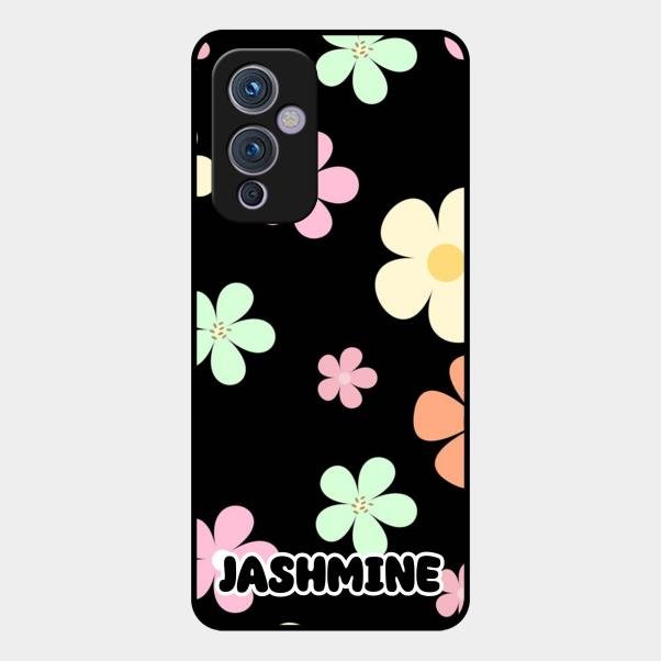 Colorfull Daisy Floral Glass Case Cover For Oneplus 9 5G