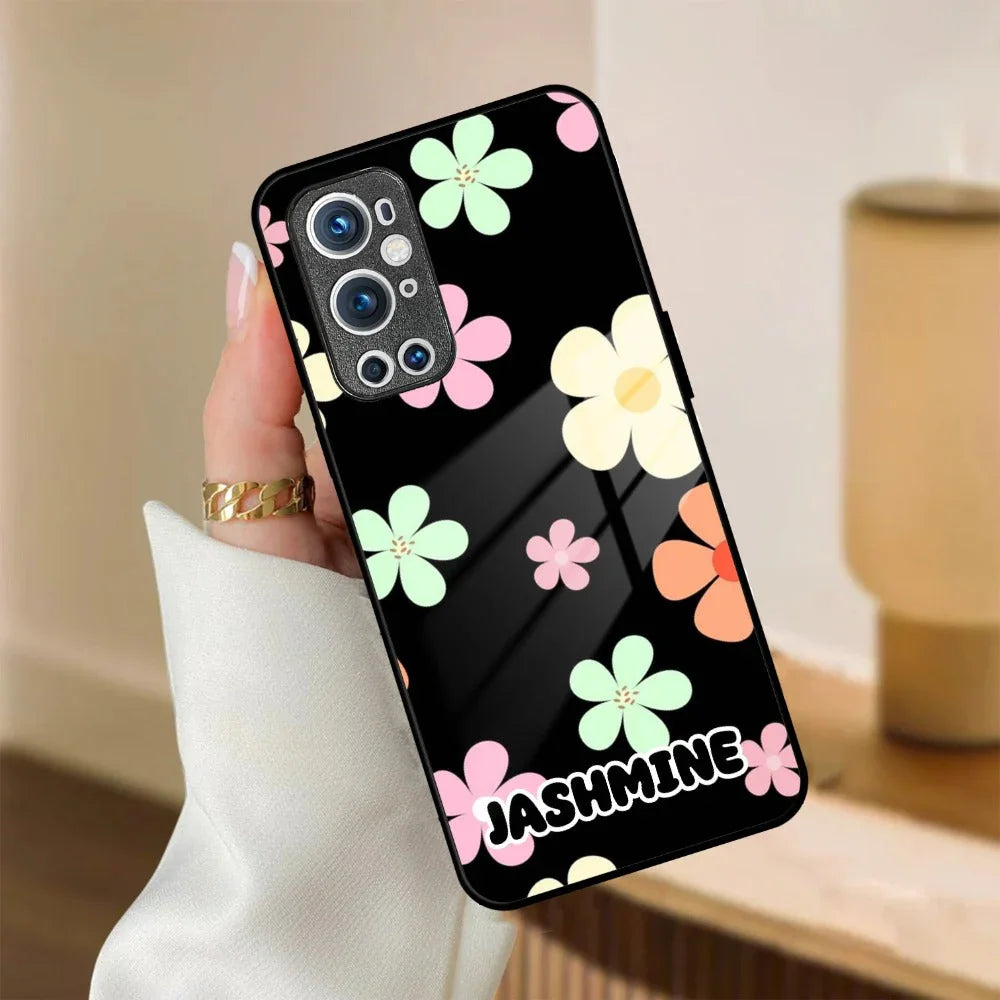 Colorfull Daisy Floral Glass Case Cover For OnePlus - ShopOnCliQ