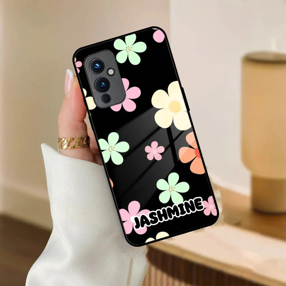 Colorfull Daisy Floral Glass Case Cover For OnePlus - ShopOnCliQ