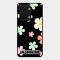 Colorfull Daisy Floral Glass Case Cover For Oneplus Nord 3 5G