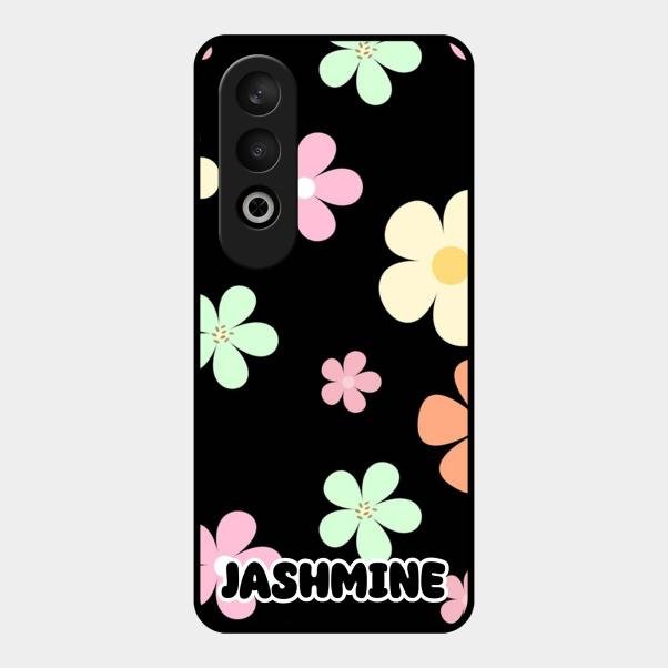Colorfull Daisy Floral Glass Case Cover For Oneplus Nord Ce 4 5G