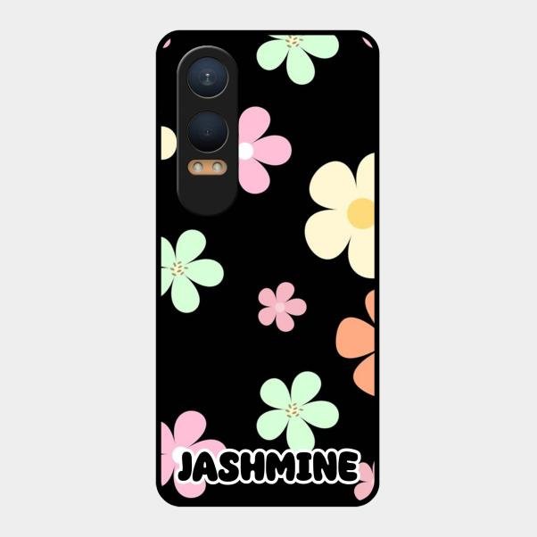 Colorfull Daisy Floral Glass Case Cover For Oneplus Nord Ce 4 Lite 5G