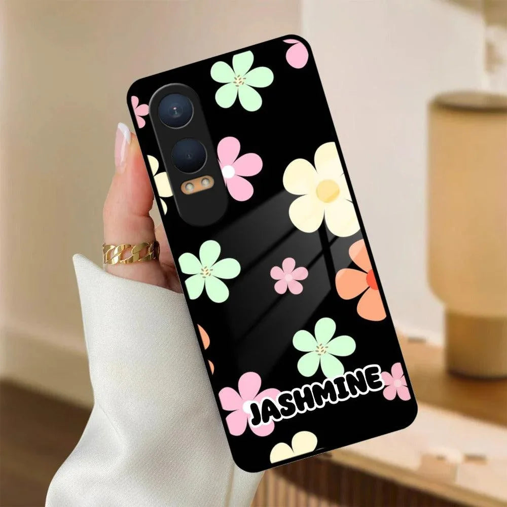 Colorfull Daisy Floral Glass Case Cover For OnePlus - ShopOnCliQ