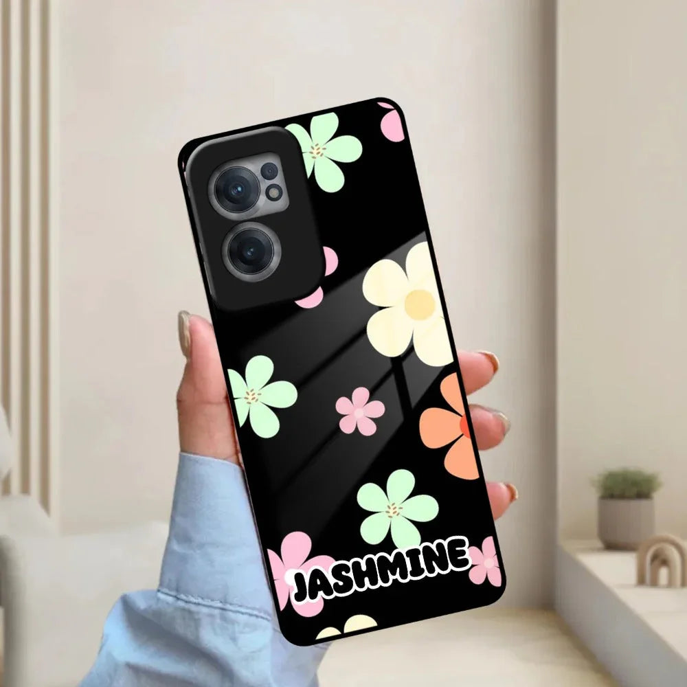 Colorfull Daisy Floral Glass Case Cover For OnePlus - ShopOnCliQ