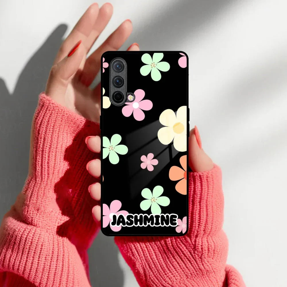 Colorfull Daisy Floral Glass Case Cover For OnePlus - ShopOnCliQ