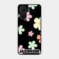 Colorfull Daisy Floral Glass Case Cover For Oppo A5X 5G