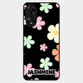 Colorfull Daisy Floral Glass Case Cover For Oppo A78 5G