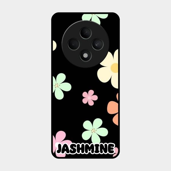 Colorfull Daisy Floral Glass Case Cover For Oppo F27 5G