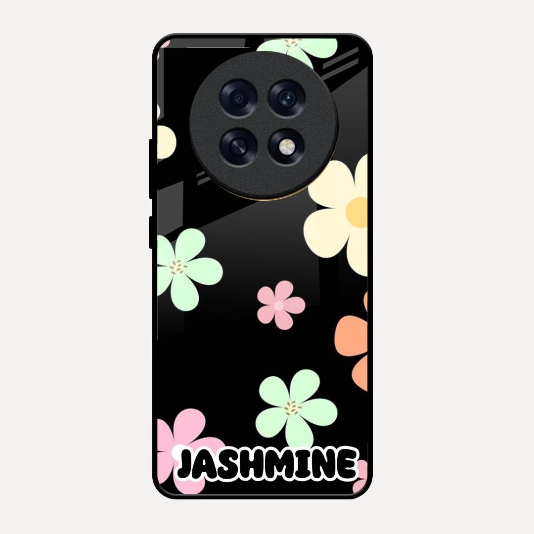 Colorfull Daisy Floral Glass Case Cover For Oppo F31 Pro Plus 5G