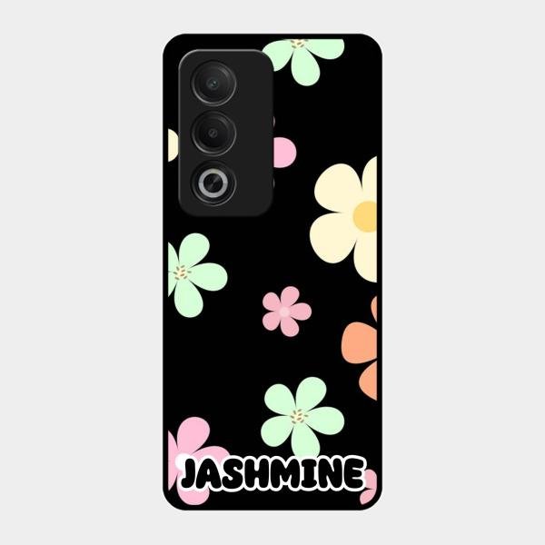 Colorfull Daisy Floral Glass Case Cover For Oppo K12X 5G