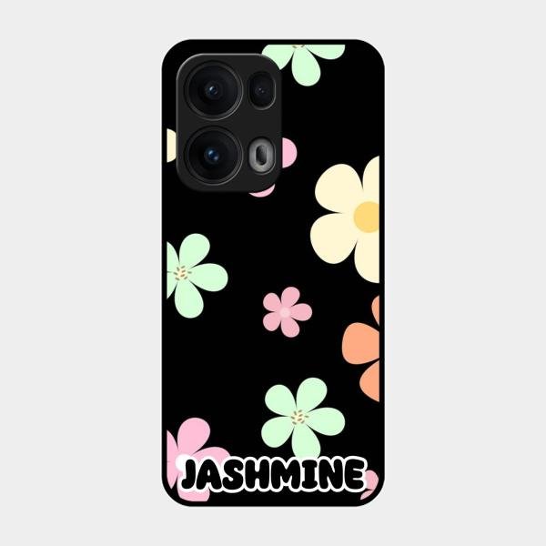 Colorfull Daisy Floral Glass Case Cover For Oppo Reno 13 Pro 5G