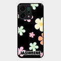 Colorfull Daisy Floral Glass Case Cover For Oppo Reno 14 5G