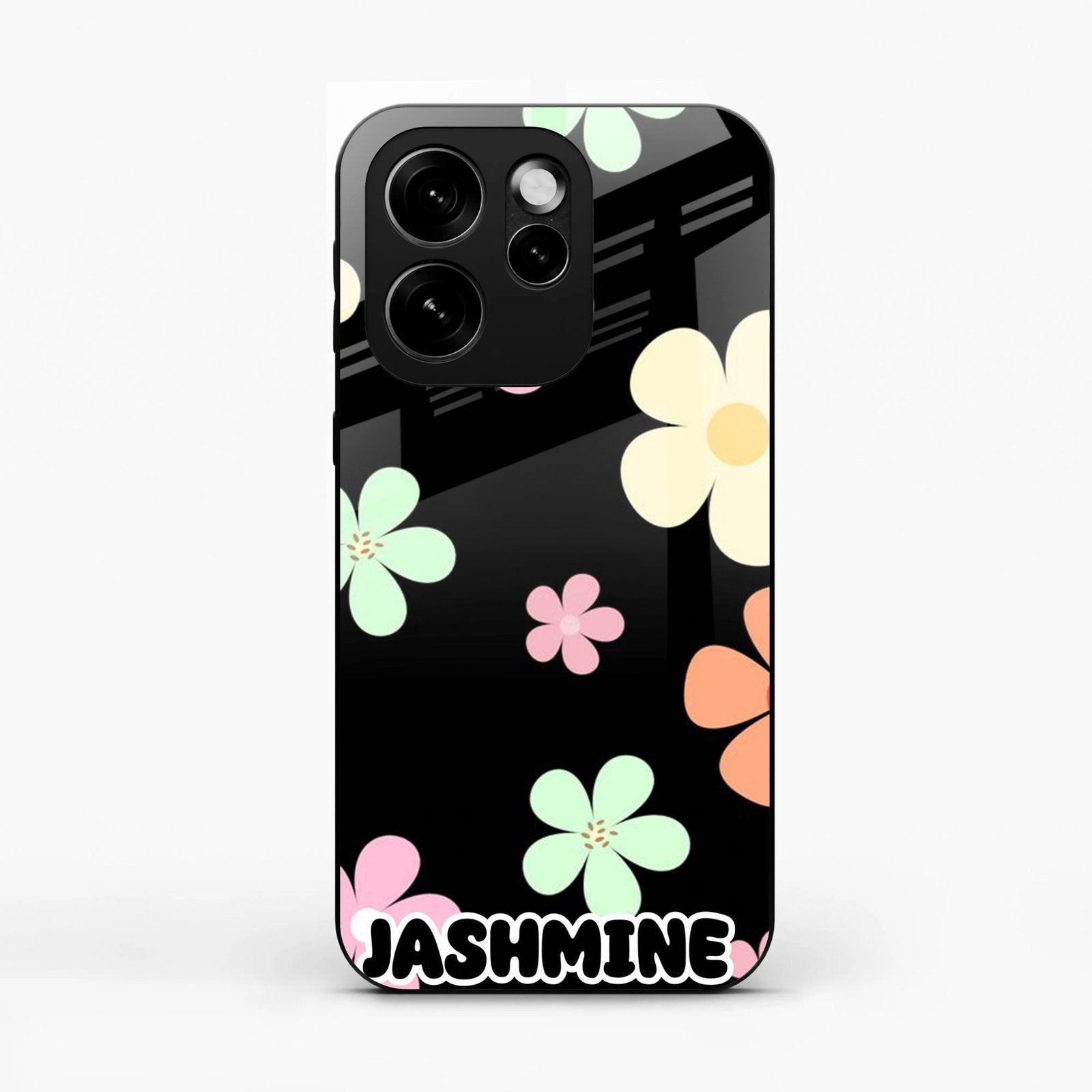 Colorfull Daisy Floral Glass Case Cover For Oppo Reno 15 Pro 5G