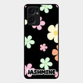 Colorfull Daisy Floral Glass Case Cover For Oppo Reno 7 5G