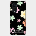 Colorfull Daisy Floral Glass Case Cover For Oppo Reno 8T 5G