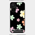 Colorfull Daisy Floral Glass Case Cover For Poco F7 5G
