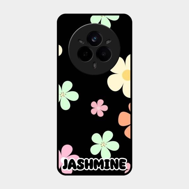 Colorfull Daisy Floral Glass Case Cover For Realme 14 Pro Plus 5G