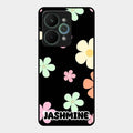 Colorfull Daisy Floral Glass Case Cover For Realme 15 Pro 5G