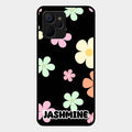 Colorfull Daisy Floral Glass Case Cover For Realme 9I 5G