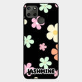Colorfull Daisy Floral Glass Case Cover For Realme C21Y