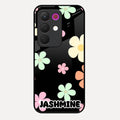 Colorfull Daisy Floral Glass Case Cover For Realme C85 5G