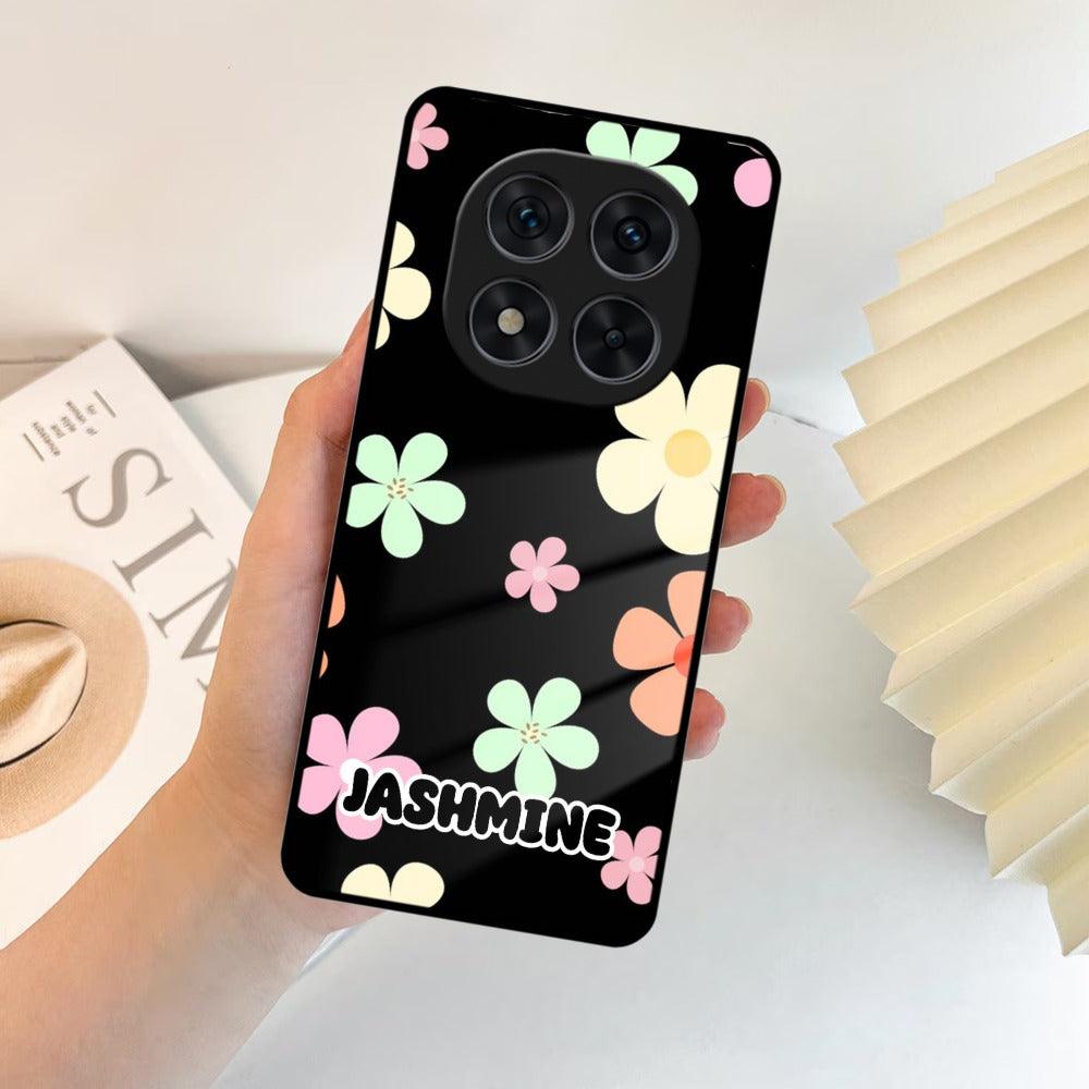 Colorfull  Daisy Floral Glass Case Cover For Poco