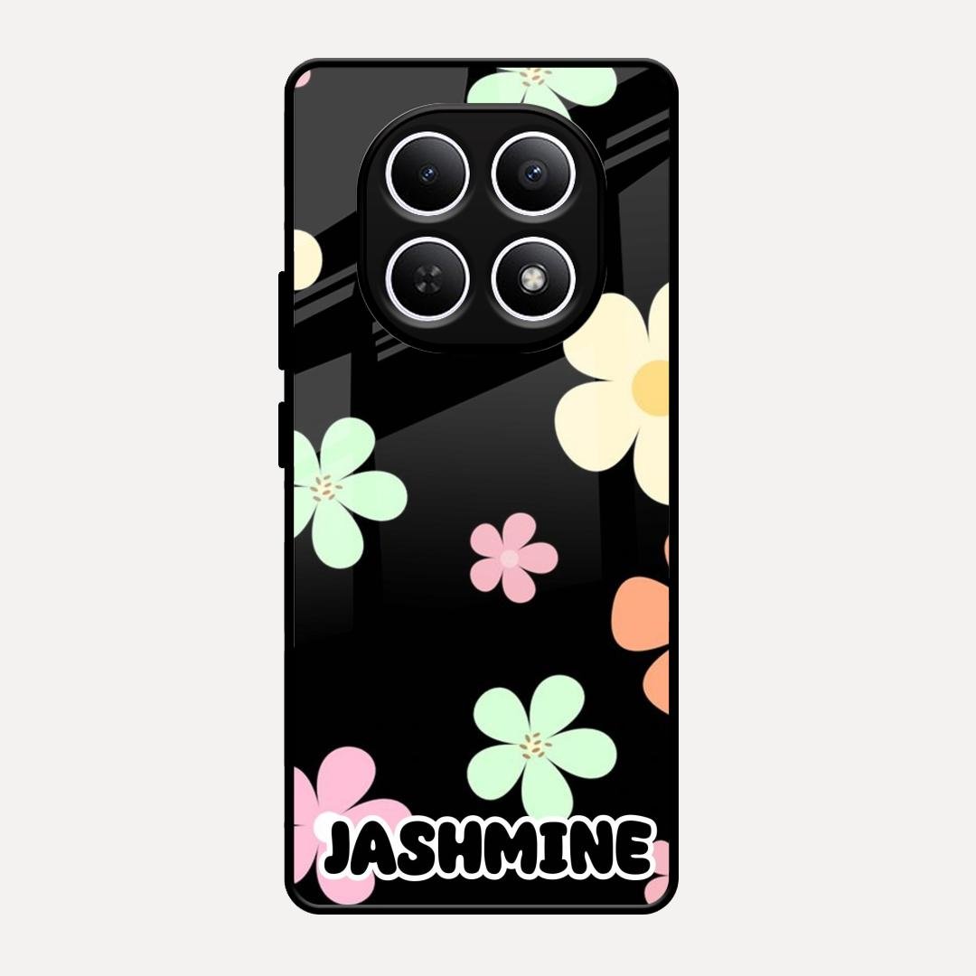 Colorfull Daisy Floral Glass Case Cover For Redmi Note 15 5G
