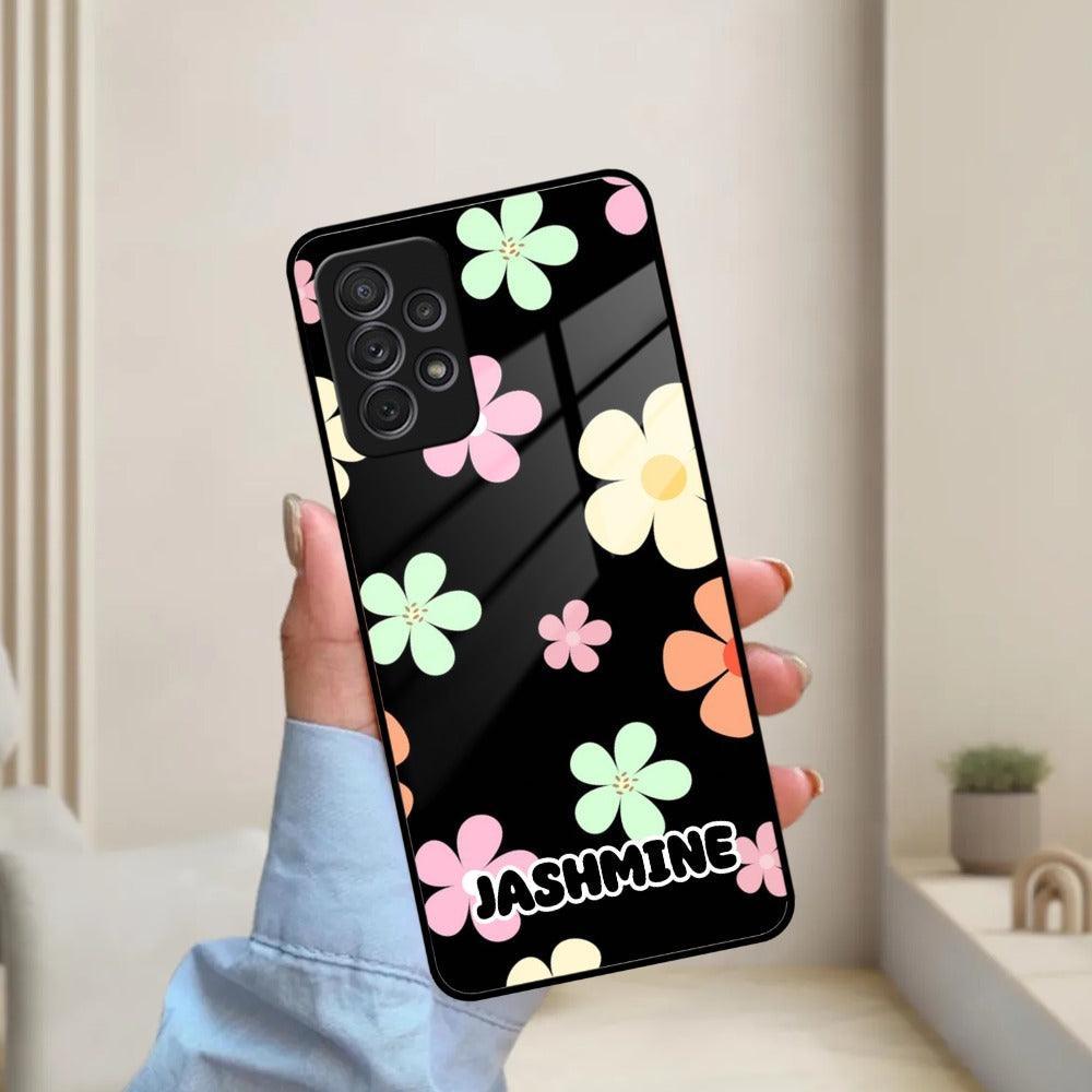 Colorfull Daisy Floral Glass Case Cover For Samsung - ShopOnCliQ