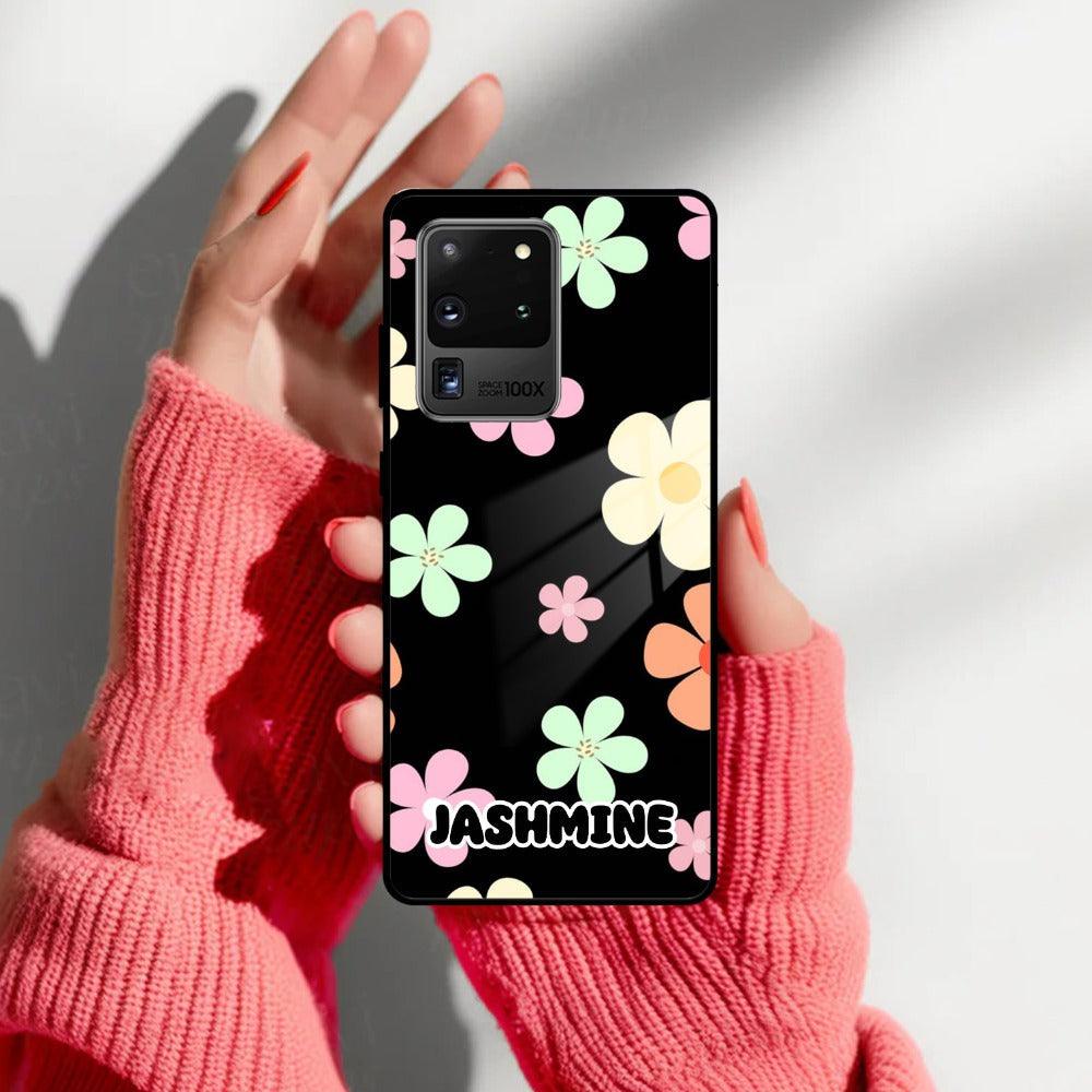 Colorfull Daisy Floral Glass Case Cover For Samsung - ShopOnCliQ