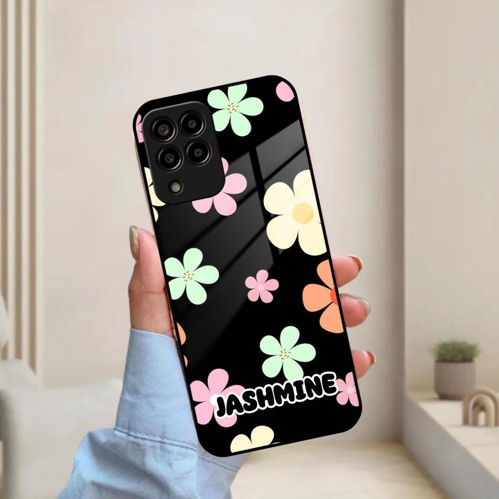 Colorfull Daisy Floral Glass Case Cover For Samsung - ShopOnCliQ
